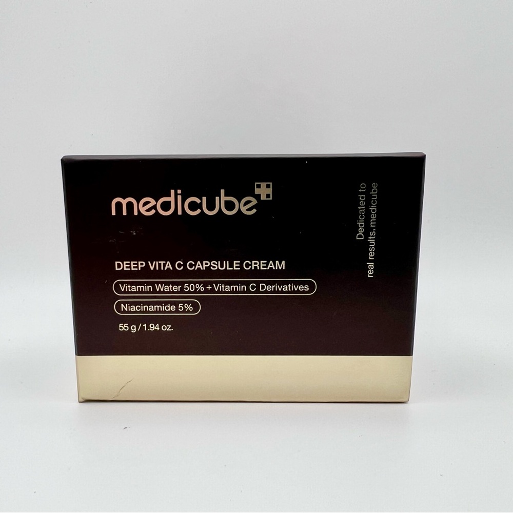 Medicube Deep Vita C Capsule Cream - Brown & Gold Box - Picture 2 of 13